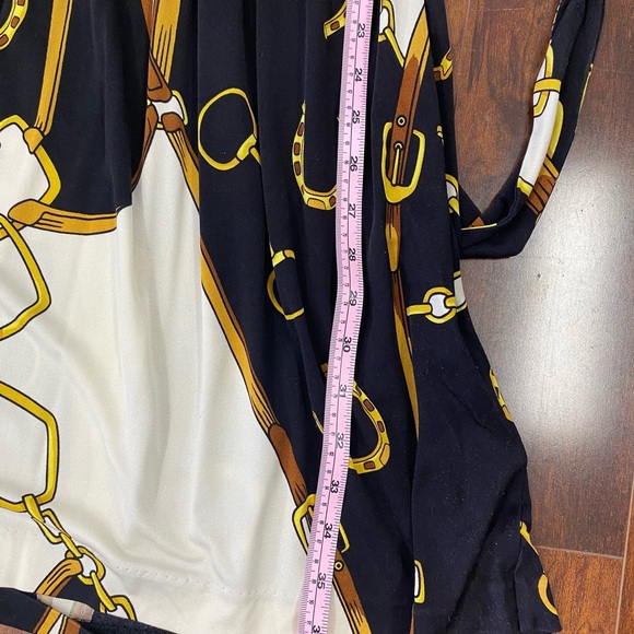 Tibi Silk Mini with Chain and Horseshoe Pattern - Picture 9 of 9